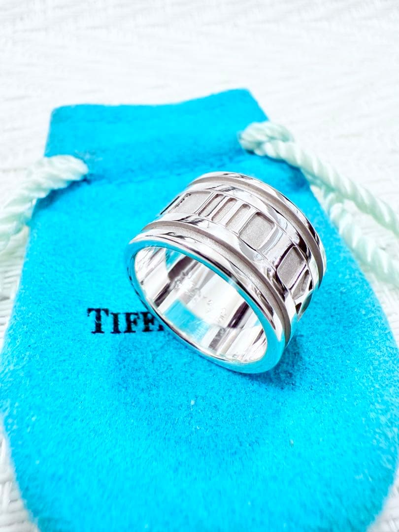 ティファニー　アトラス　ワイド　指輪　リング　11.5号　研磨仕上げ済み　925