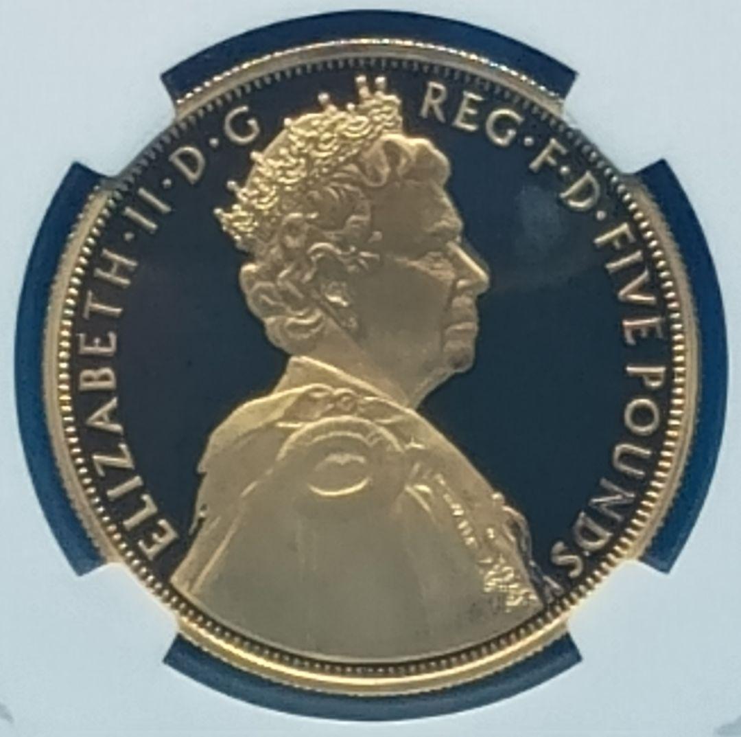 2012 イギリス ダイヤモンドジュビリー £5 銀貨 NGC PF69UC