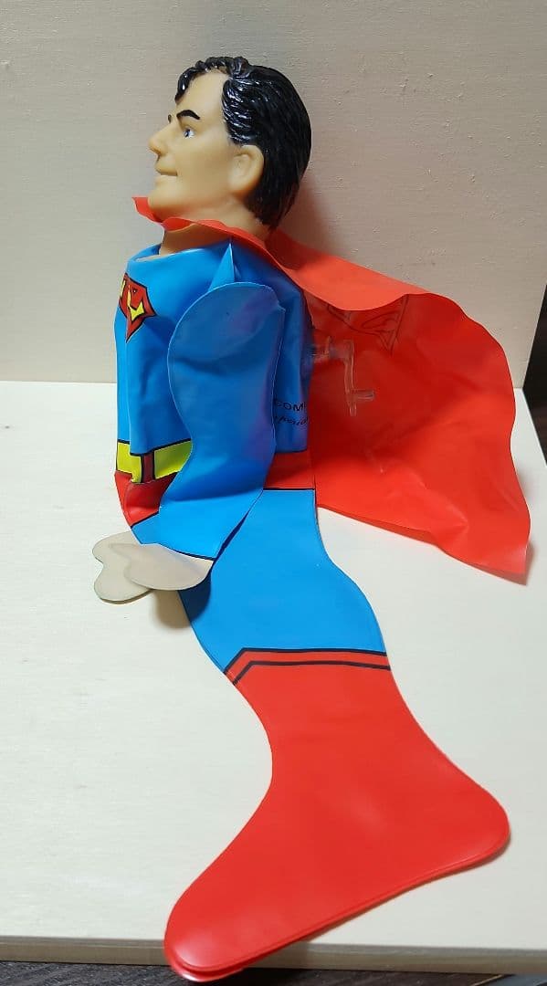 クリスマスセール！　希少！　1987年　スーパーマン　ビニール人形　輸入品