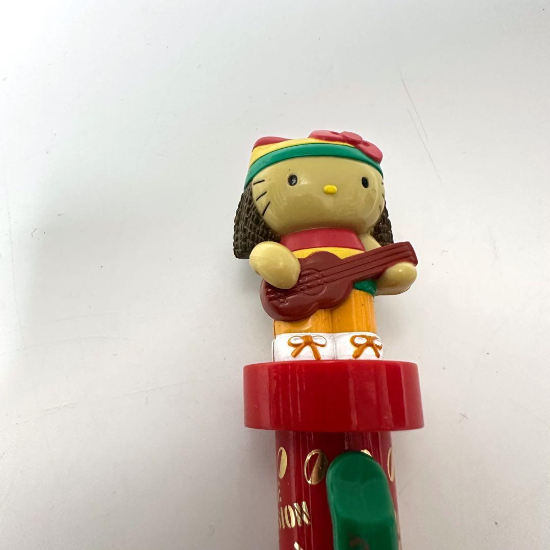 平成レトロ　ハローキティ　レゲエ　ボールペン　ラスタカラー　コーヒーバージョン