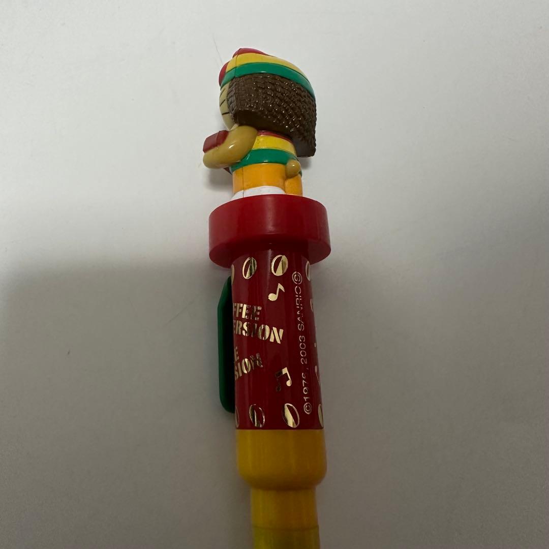 平成レトロ　ハローキティ　レゲエ　ボールペン　ラスタカラー　コーヒーバージョン