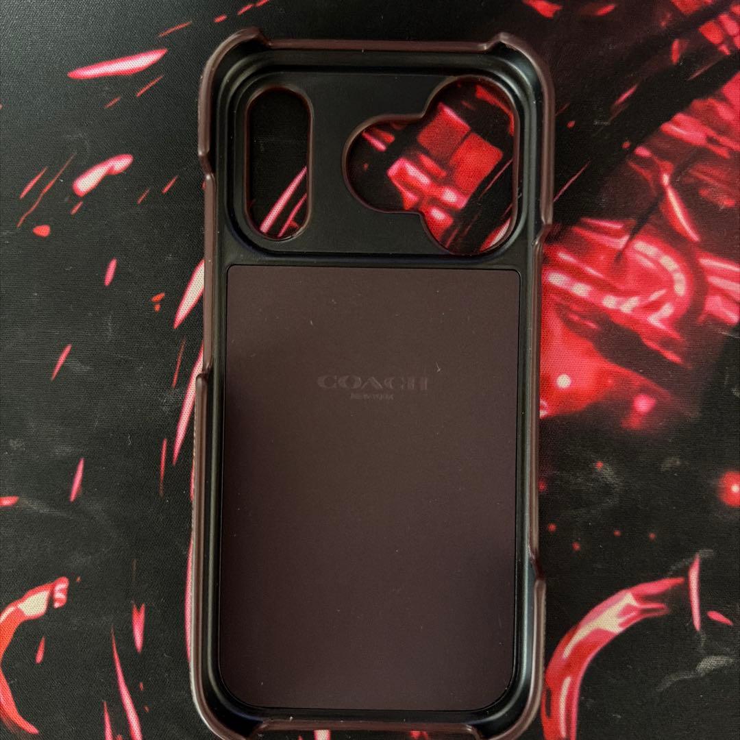 COACH Slim Wrap Case iPhone用ケース ブラウン