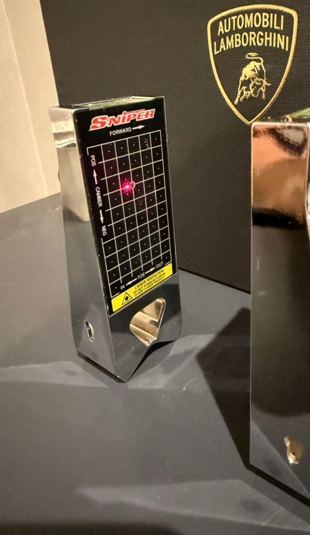 超美品　SNIPER レーザーアライメントゲージ　レーシングカート