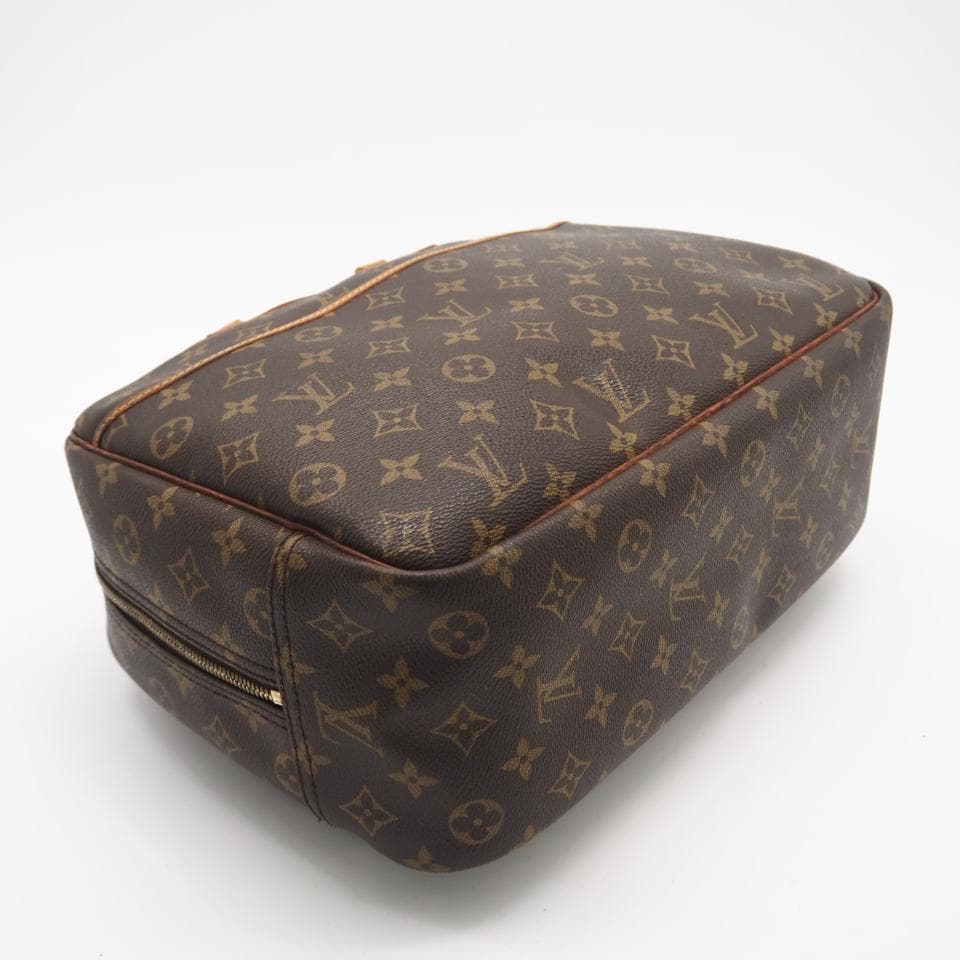 LOUIS VUITTON ハンドバッグ モノグラム ドーヴィル ブラウン 茶