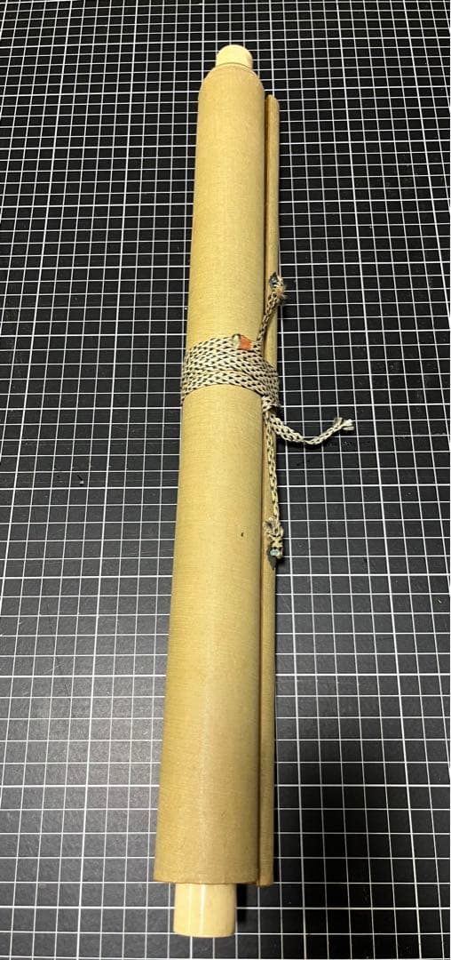 掛軸　巌谷小波　馬画賛　絹本　「神山の馬」俳画　日本画　古画　古美術