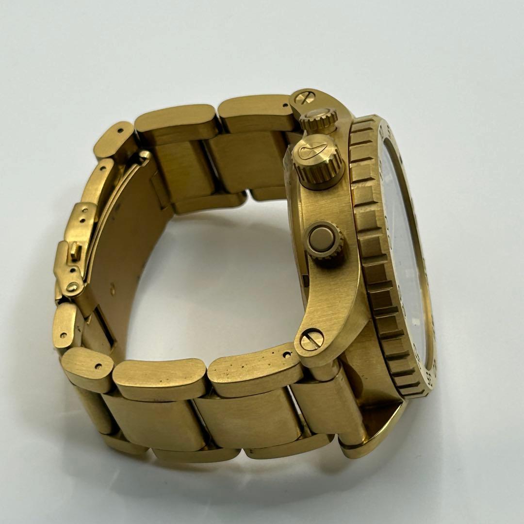 【美品】NIXON THE 51-30 CHRONO 黒金 腕時計 動作良好