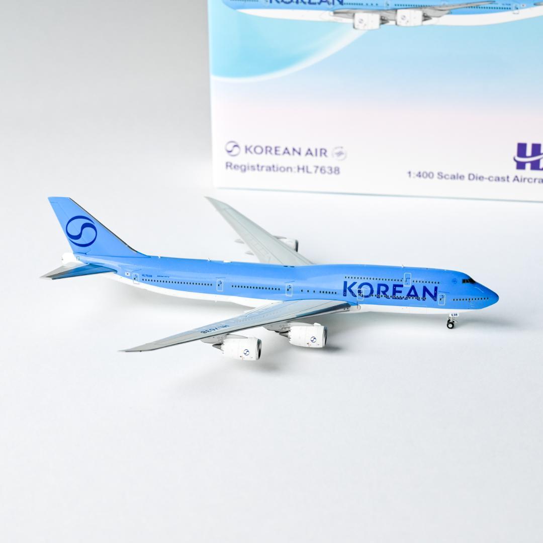 大韓航空 B747-8i 新塗装 HL7638 HX Models 1/400