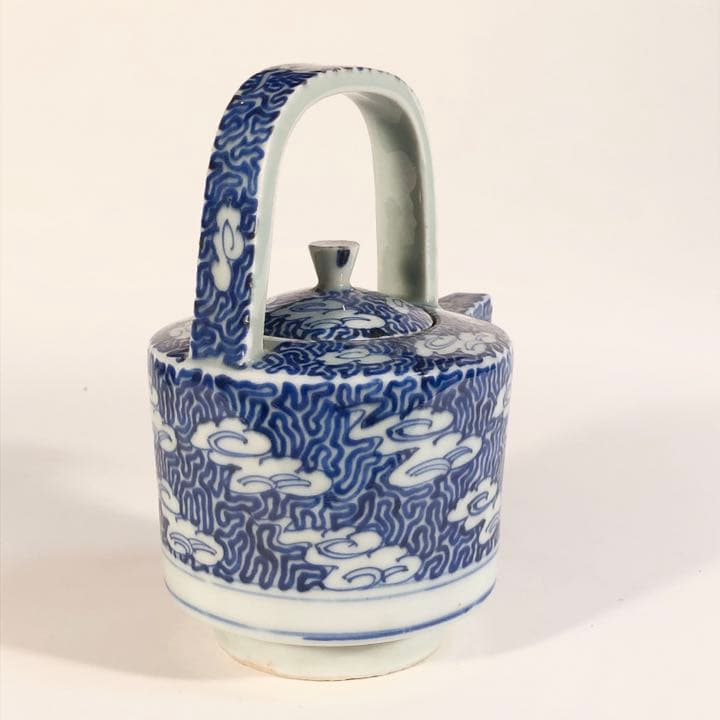 伊万里染付酒器　骨董　古伊万里　R0077ダC