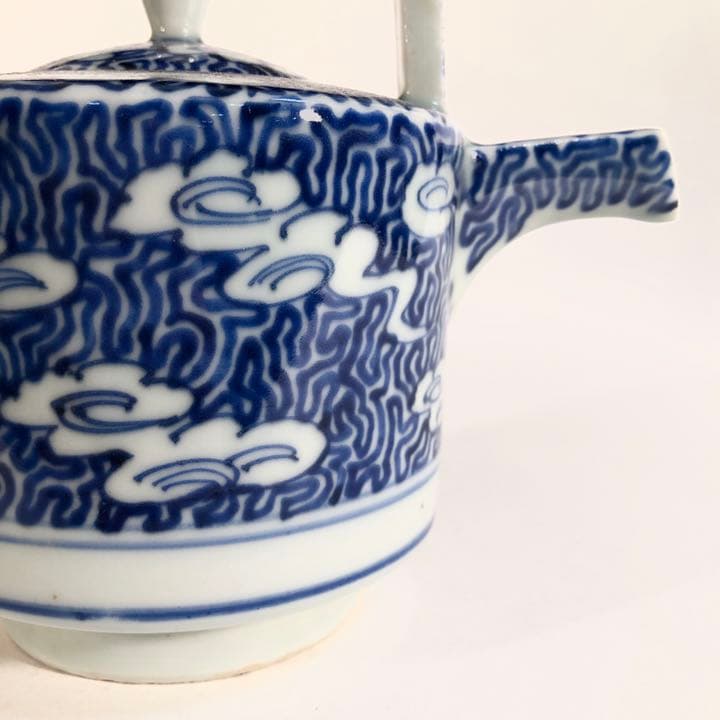 伊万里染付酒器　骨董　古伊万里　R0077ダC