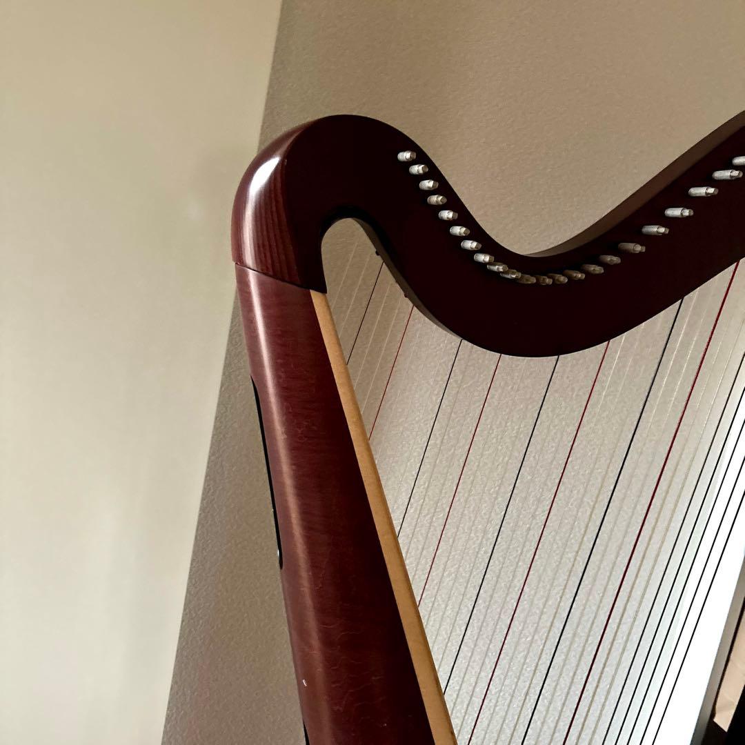 超美品 LION & HEALY オグデン アイリッシュハープ 銀座十字屋