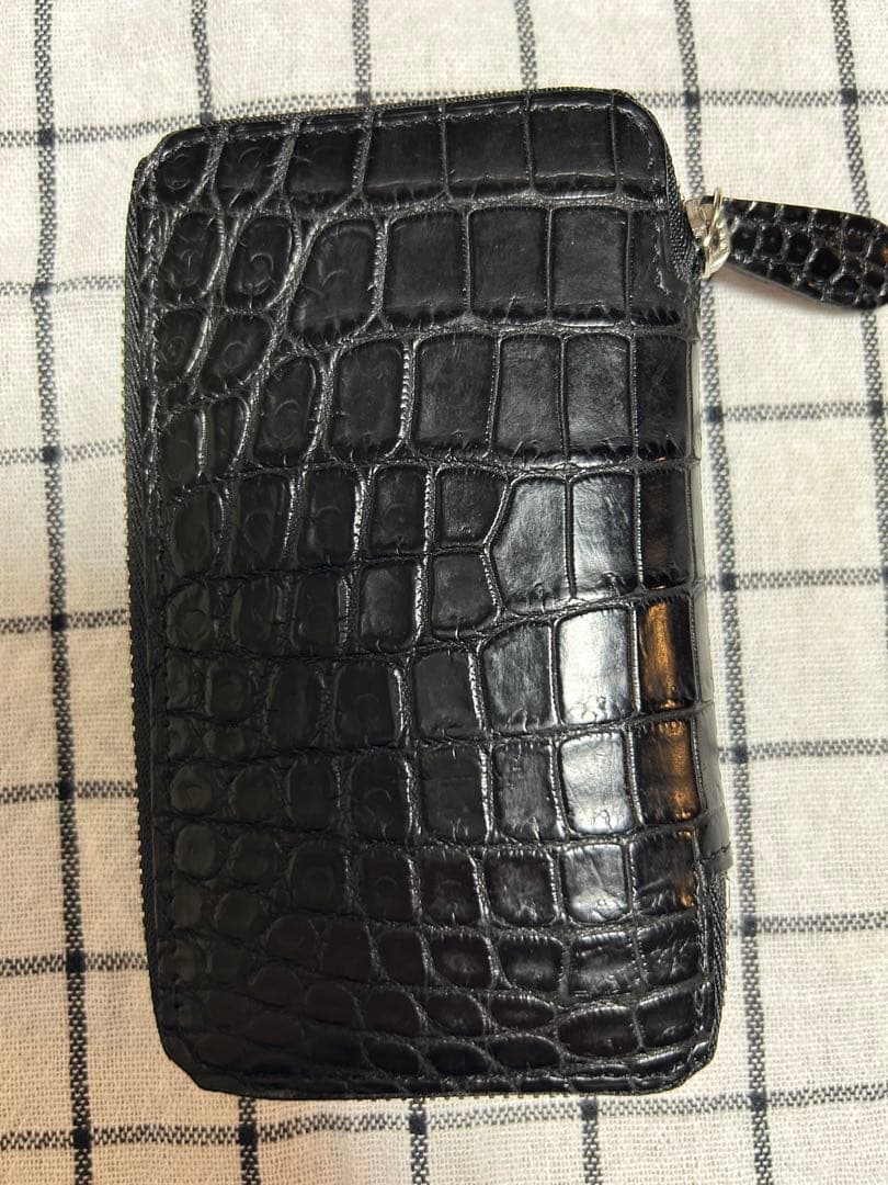 黒 クロコダイル　キーケース