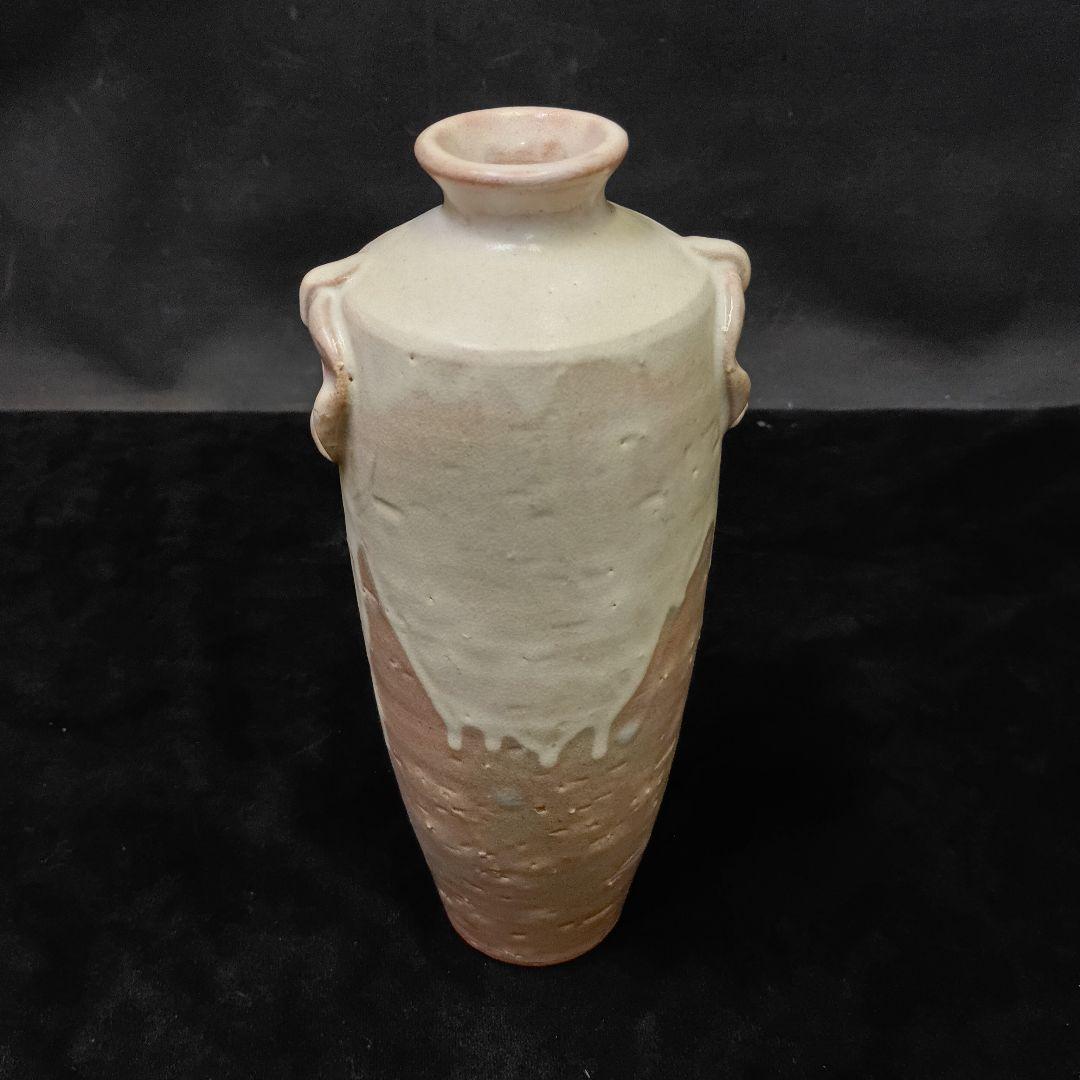 萩焼 陶器 花瓶 木箱付き