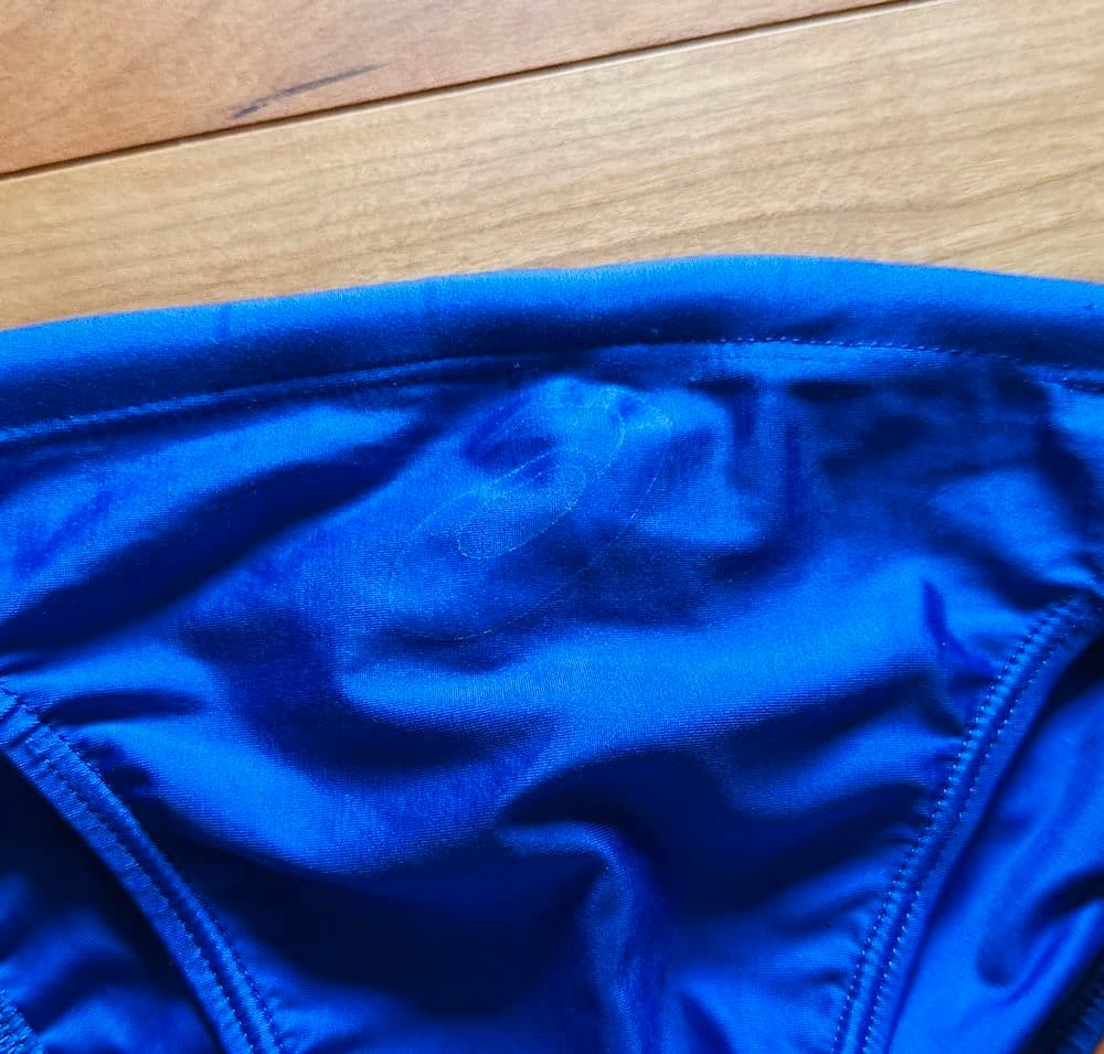 【美品】asics ハイドロCD ロイヤルブルー AMA87T Sサイズ 競パン