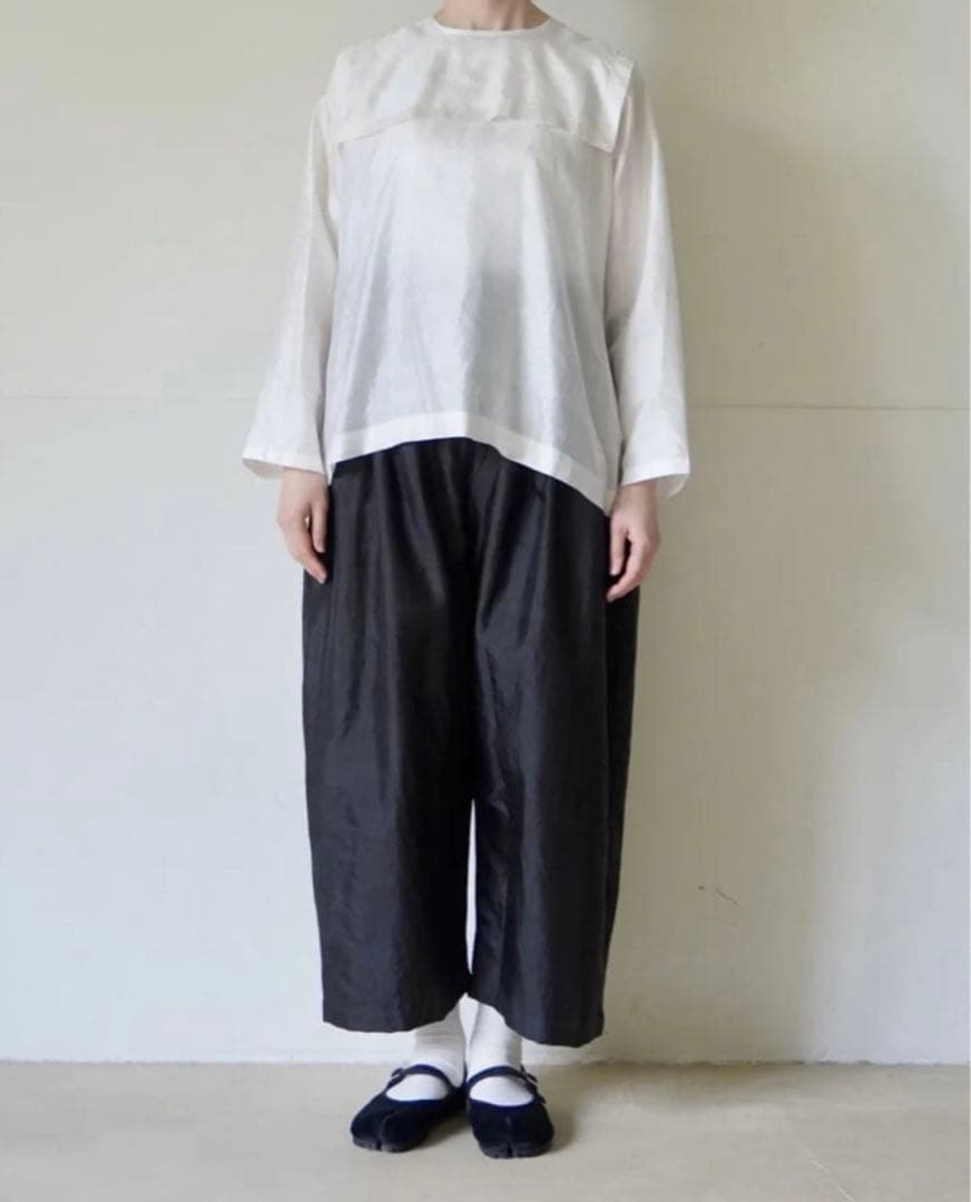 BUNON ブノン Wide Belt Pants ワイドパンツ