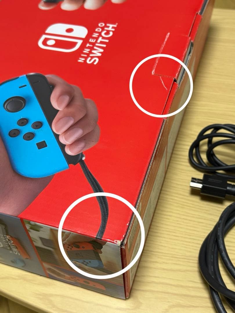 大河　Nintendo Switch本体　青/赤 Joy-Con付き