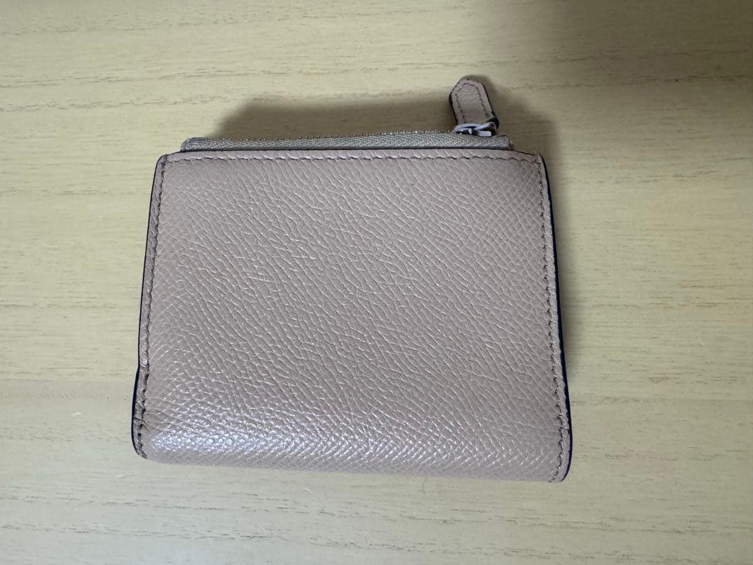 Bvlgari Clip 三つ折り財布 ベージュ