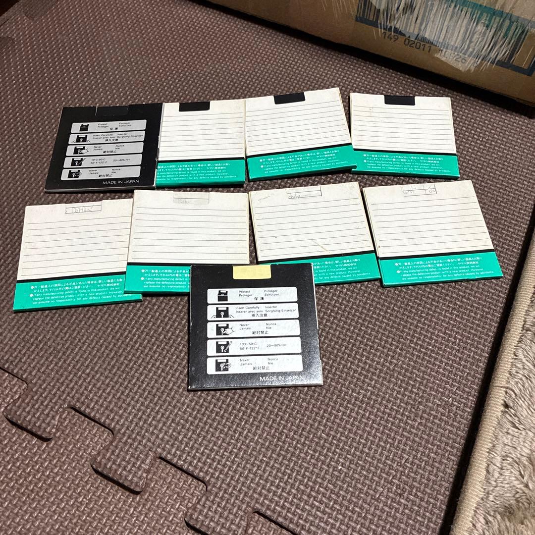 YAMAHAヤマハ QD2 クイックディスク7枚 ローランドクイックディスク2枚