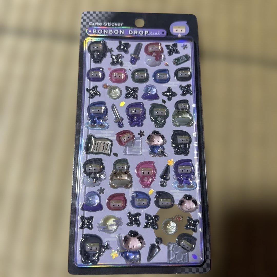 ボンボンドロップシール 和柄 9点セット