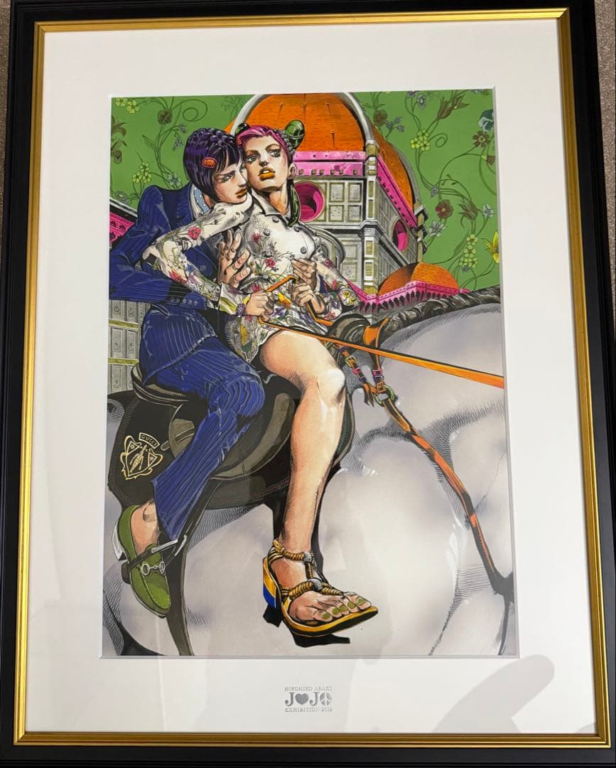 ジョジョ展 2012 複製原画 徐倫 ブチャラティ GUCCI　荒木飛呂彦原画展