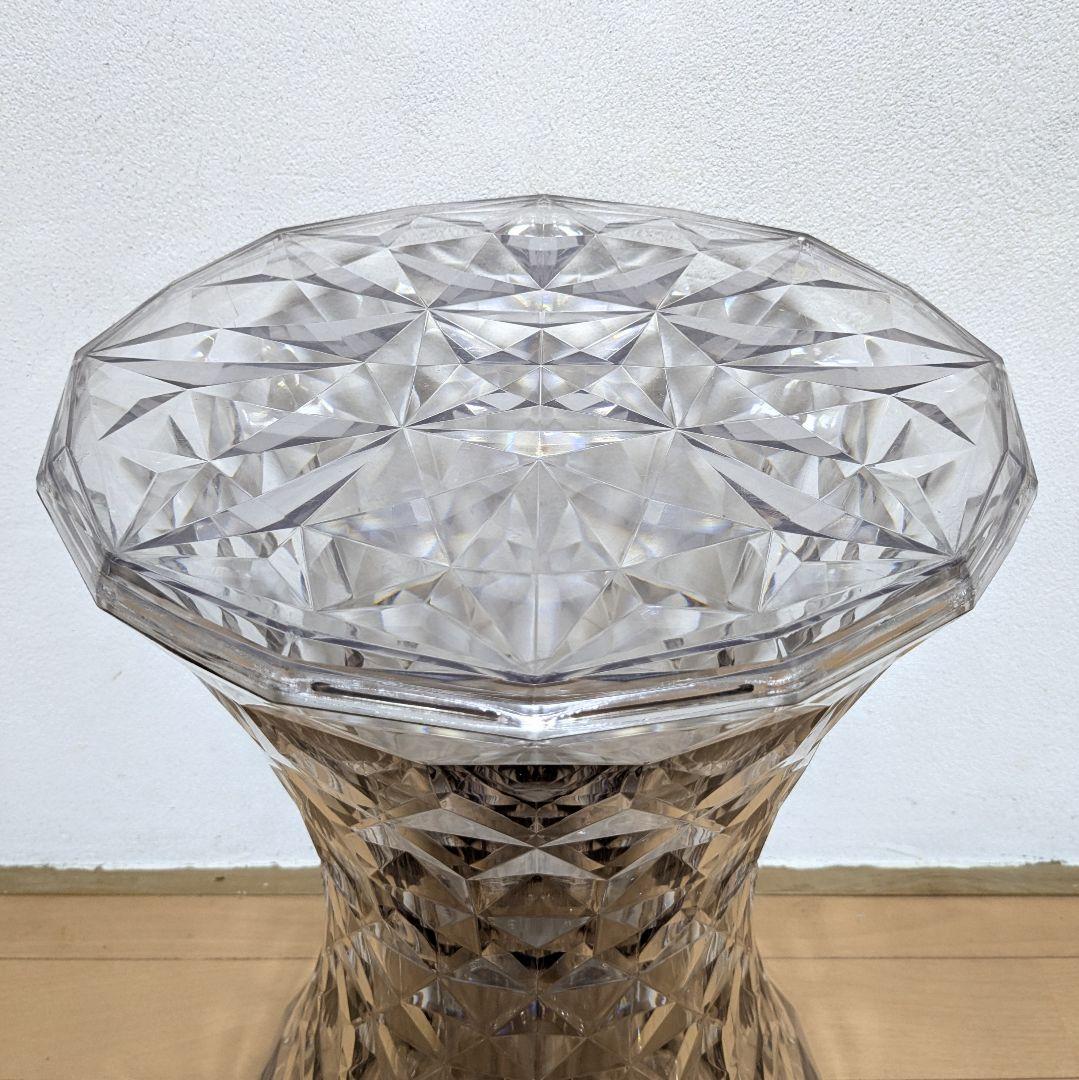 美品 Kartell STONE カルテル ストーン クリスタル スツール ②