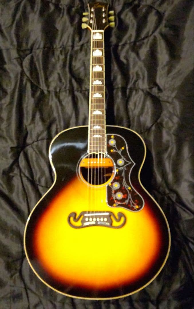 アコースティックギターJ200風カスタムしてます。