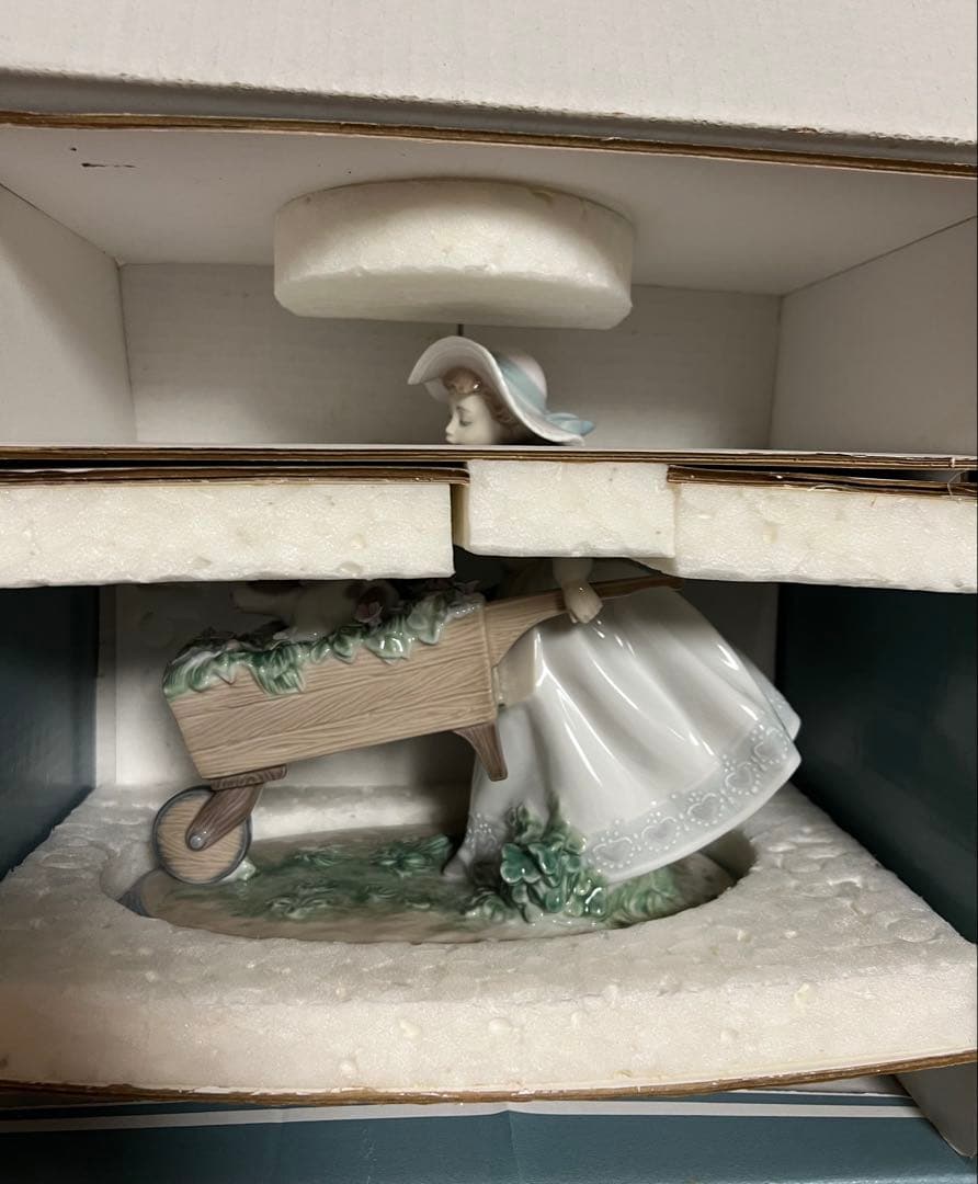 LLADRO A la carrera リヤドロ 陶器 置物 乗せてあげる