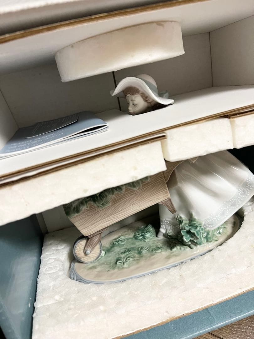 LLADRO A la carrera リヤドロ 陶器 置物 乗せてあげる