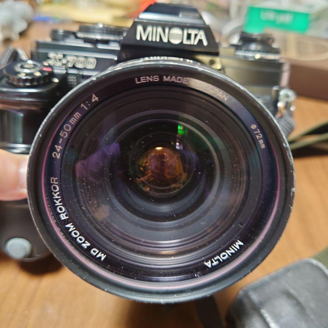 MINOLTA X-700 一眼レフカメラ ジャンク レンズ モータードライブ
