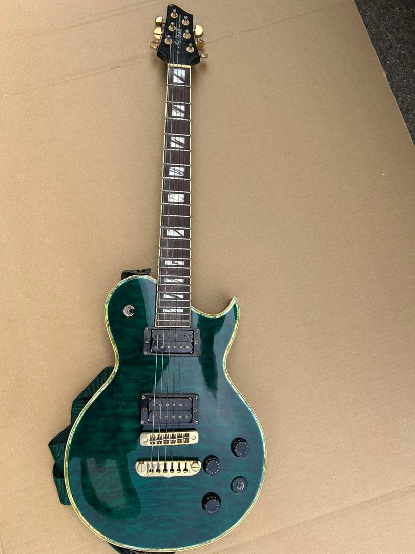 アリアプロ2 オリジナルカスタム ボディ GOTOH グリーン エレキギター
