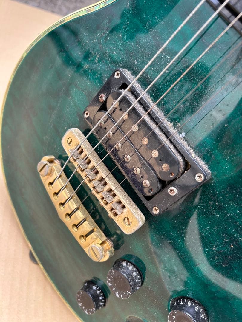 アリアプロ2 オリジナルカスタム ボディ GOTOH グリーン エレキギター