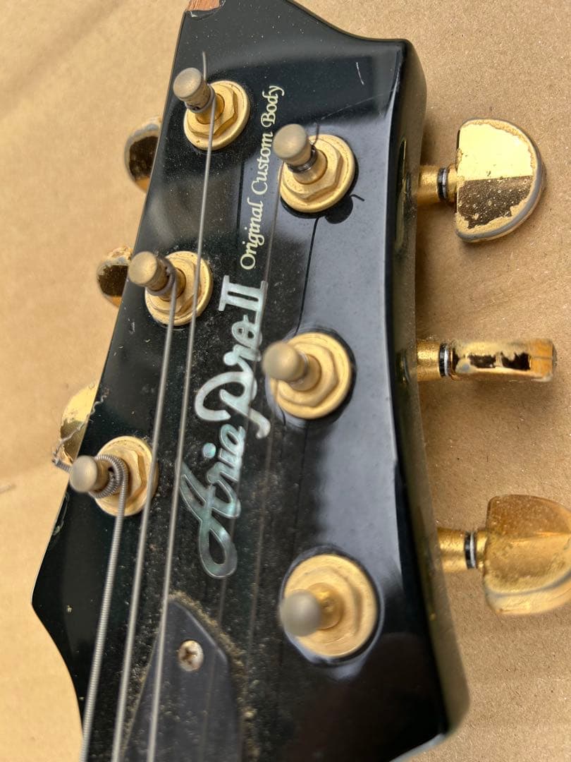 アリアプロ2 オリジナルカスタム ボディ GOTOH グリーン エレキギター