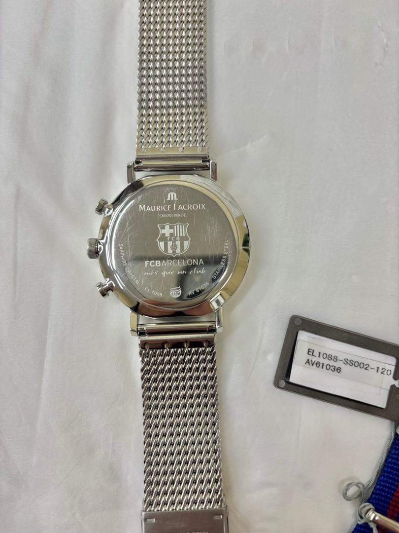 定価20万超　稼動品　モーリスラクロア　バルセロナ　コラボ　レア