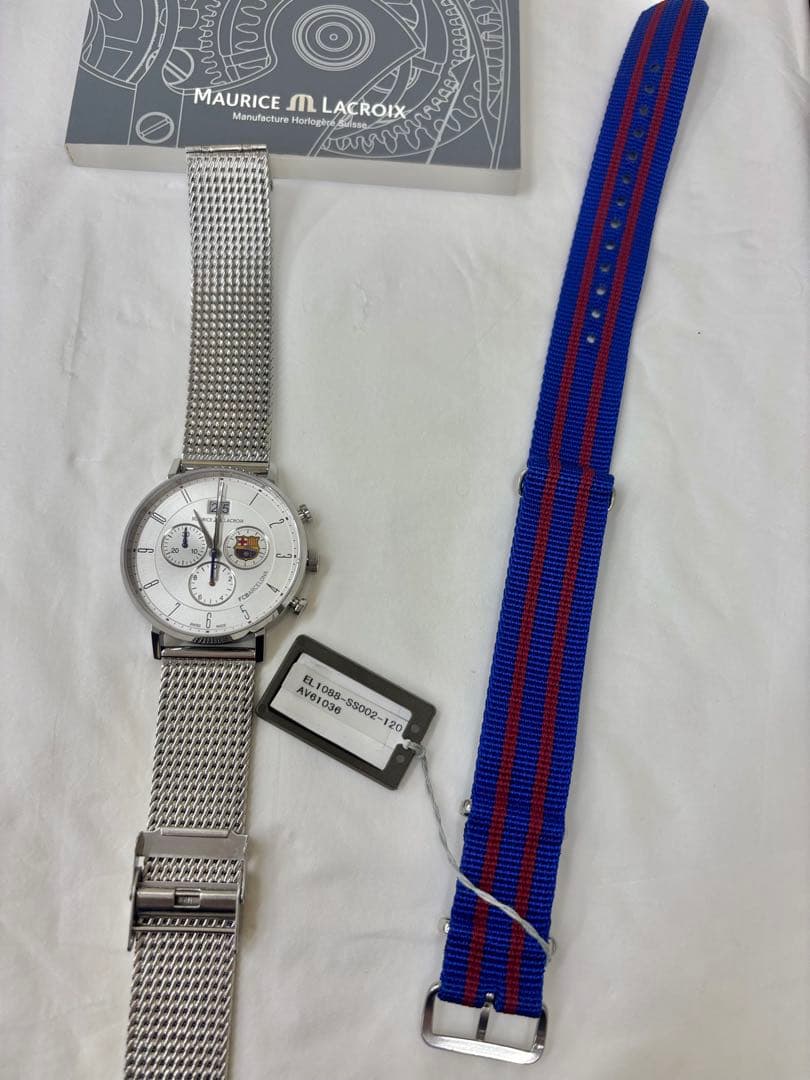 定価20万超　稼動品　モーリスラクロア　バルセロナ　コラボ　レア