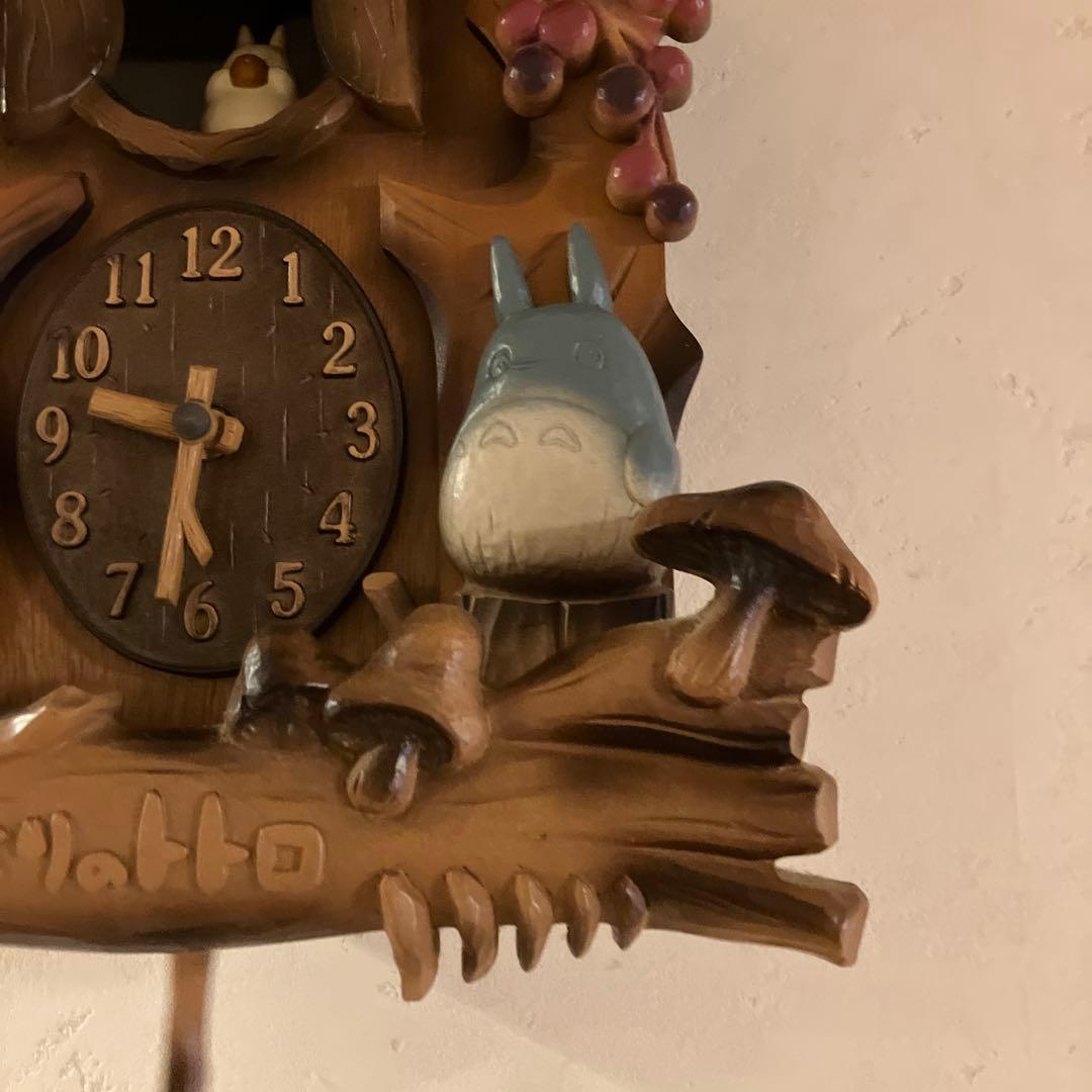 トトロデザイン 木製掛け時計