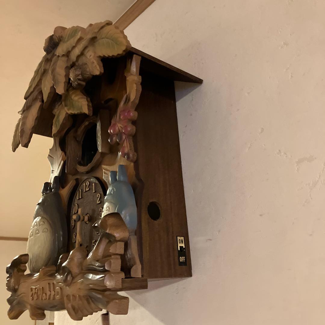 トトロデザイン 木製掛け時計