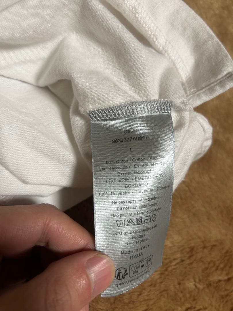 Dior 犬イラスト Tシャツ