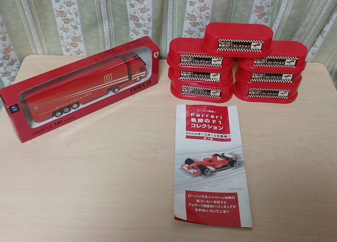 VECO ストラリス フェラーリ トレーラー 1:87 軌跡のF1コレクション