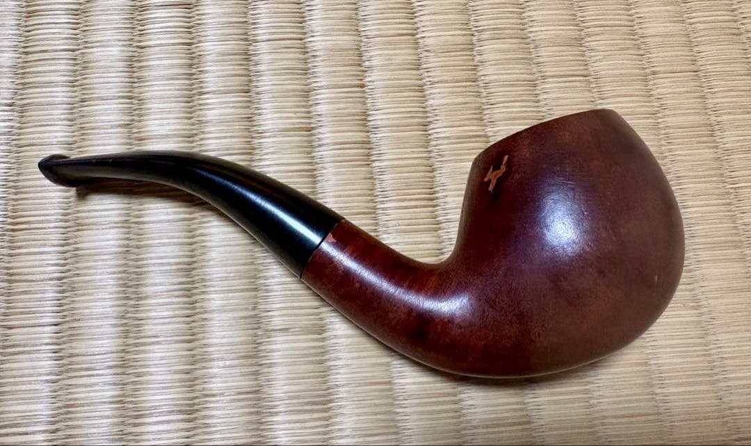 ヴィンテージパイプ4本と木製ラック