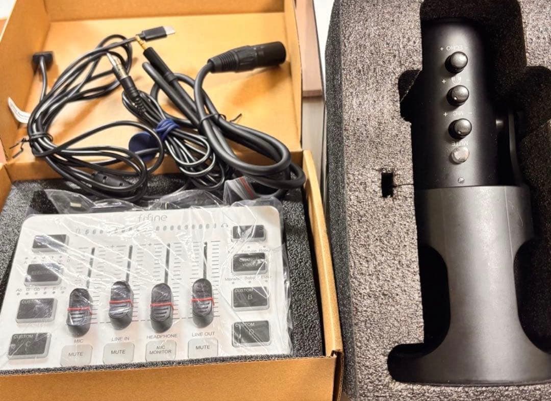 配信機材一式セット ミキサー マイク IRIAM Tiktok リアリティ