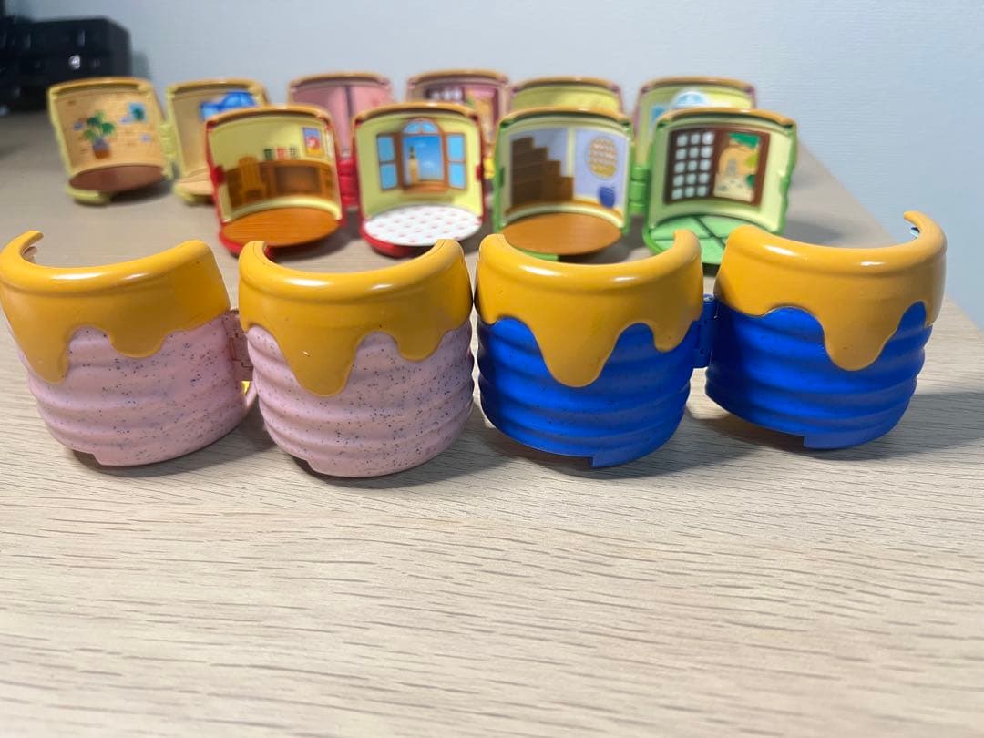 セガトイズ　お茶犬湯のみの小部屋　7個セット　なごみの家