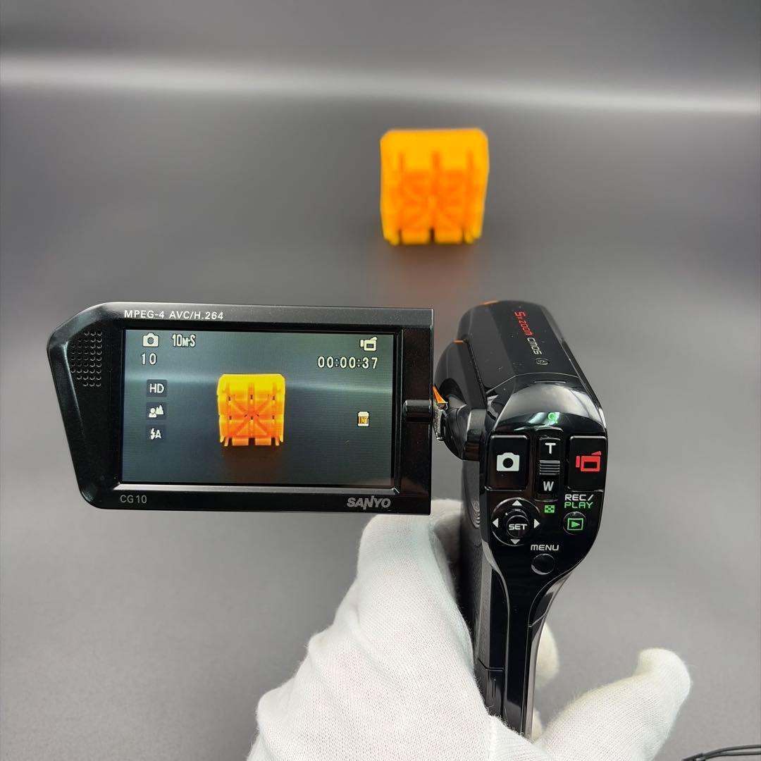 SANYO Xacti DMX-CG10 ブラック メモリビデオカメラ ザクティ