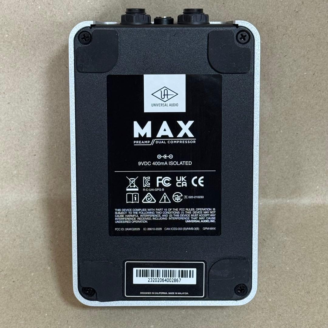 【本日まで限定値下げ】UAFX Max プリアンプ / デュアルコンプ