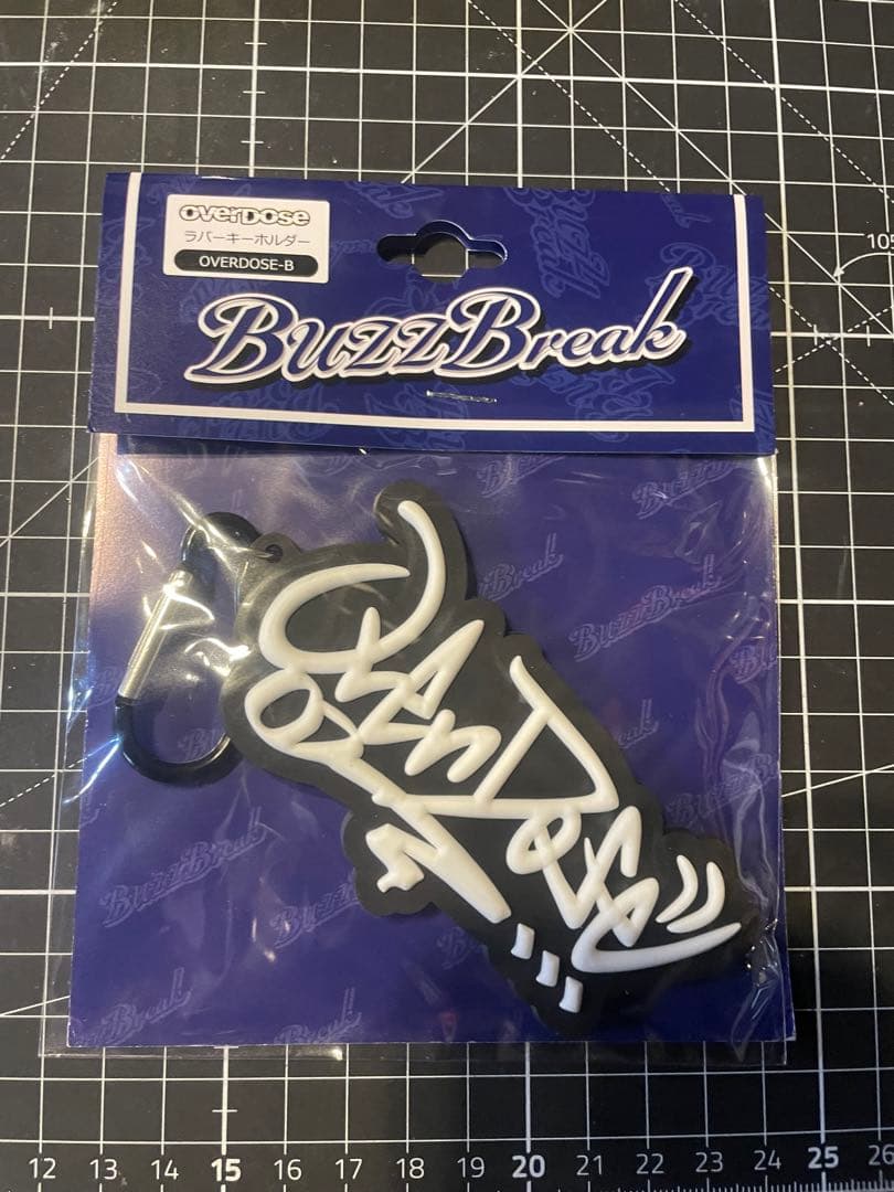 overdose buzz break ラバーキーホルダー