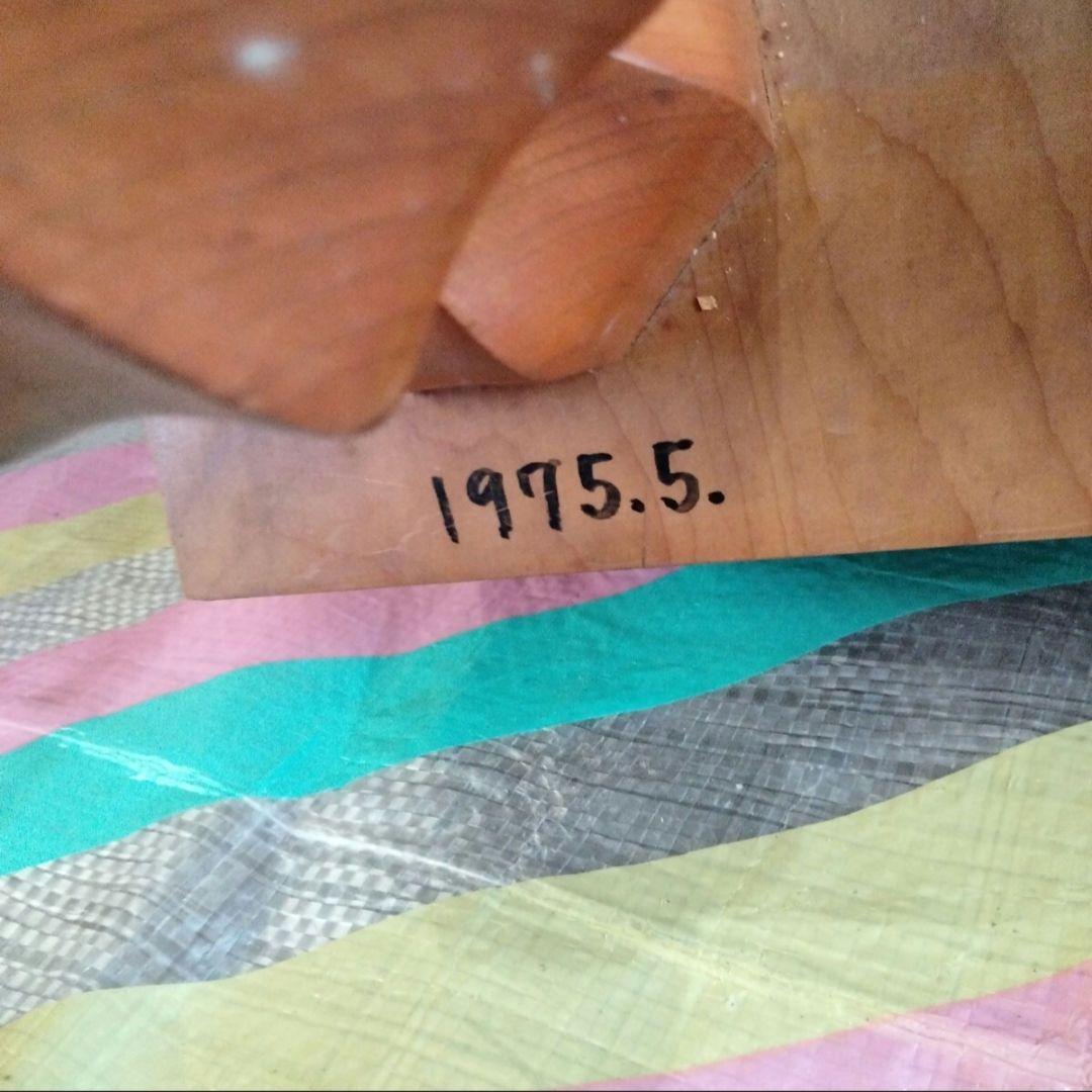 1-82 昭和レトロ　囲碁盤 脚・へそ付き 落胤あり