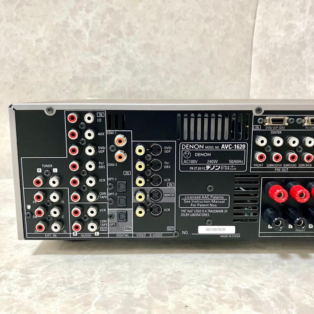 DENON デノン AVC-1620 AVサラウンドアンプ 美品 AVアンプ