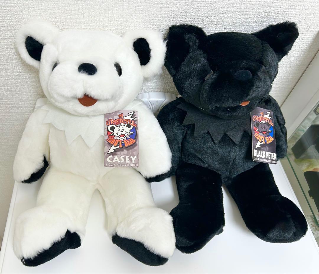 超レア グレイトフルデット テディベア　BLACK PETER CASEY 2体