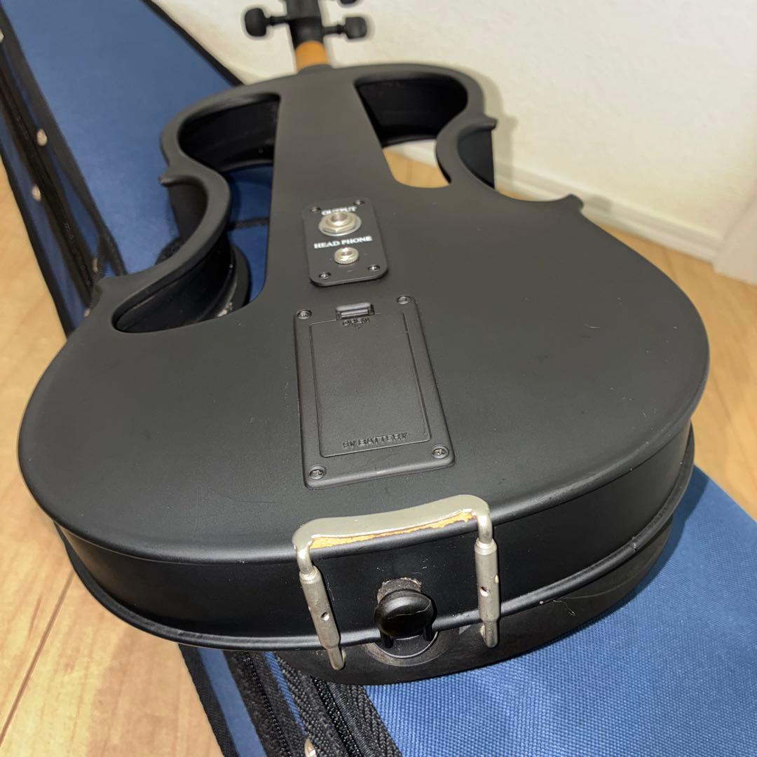美品hallstatt EV-30 cv-210e エレキバイオリン　ブラック