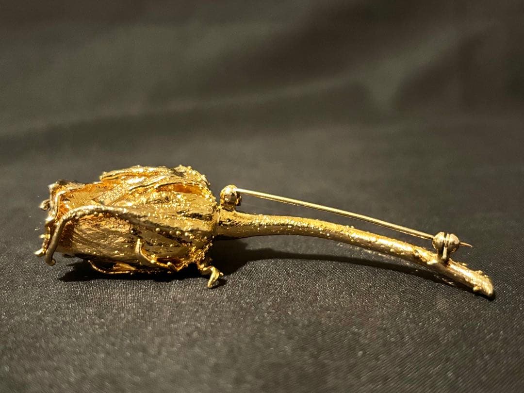 ヴィンテージデンマーク 925シルバー FLORA DANICA ブローチ