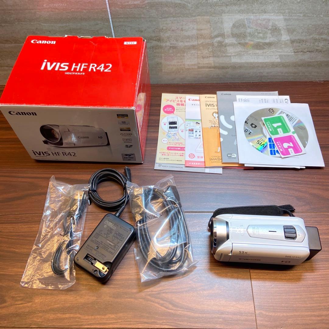 Canon デジタルビデオカメラ iVIS HF R42 ほぼ新品 3463
