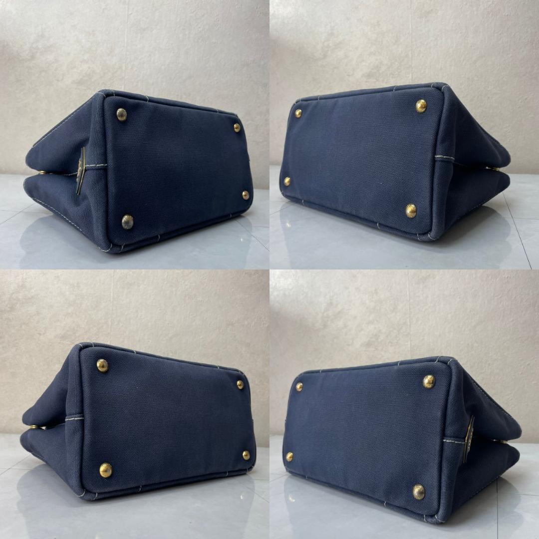 PRADA カナパ プラダ 2way ショルダー ギンガムチェック 1BG439